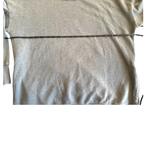 Aerie Oversized Distressed Sweater XS Gray Neutral Aesthetic - Picture 5 of 7